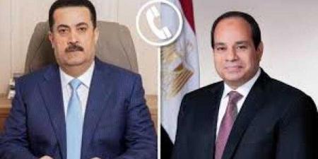 الرئيس السيسى يتلقى اتصالا هاتفيا من رئيس وزراء العراق لبحث التطورات بالمنطقة - نبض مصر