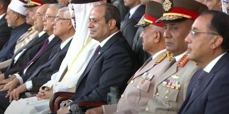 الرئيس السيسي وبن زايد يشهدان عرضًا لمهارات الفرسان «التقاط الأوتاد» - نبض مصر