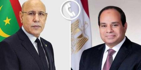 الرئيس السيسي يتلقى اتصالاً هاتفياً من نظيره الموريتانى - نبض مصر