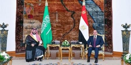 الرئيس السيسي وولي عهد السعودية يطالبان بوقف إطلاق النار بغزة ولبنان - نبض مصر