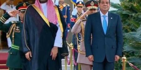 بدء مباحثات الرئيس السيسي وولي العهد السعودي محمد بن سلمان بقصر الاتحادية - نبض مصر