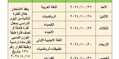 عاجل.. موعد امتحانات شهر أكتوبر 2024 في القاهرة - نبض مصر