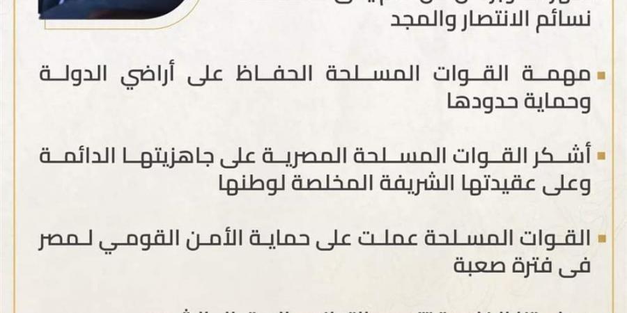 18 رسالة لـ الرئيس السيسي خلال تفتيش حرب الفرقة السادسة المدرعة.. اعرفها - نبض مصر