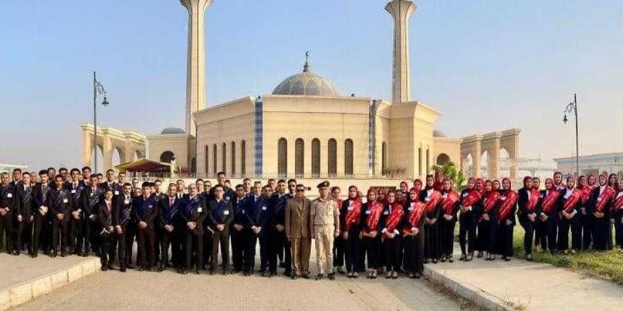 طلاب جامعة حلوان يشاركون في الندوة التثقيفية رقم 40 لوزارة الدفاع بحضور رئيس الجمهورية - نبض مصر